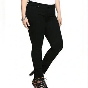 Plus Size Black Skinny Jeans - Comfortable Stretch Fit